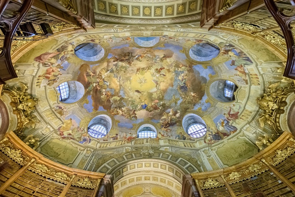 Austrian National Library's ceiling